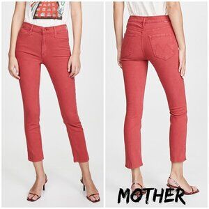 MOTHER The Dazzler Ankle Straight-Leg Jeans Fruit.  Size 24